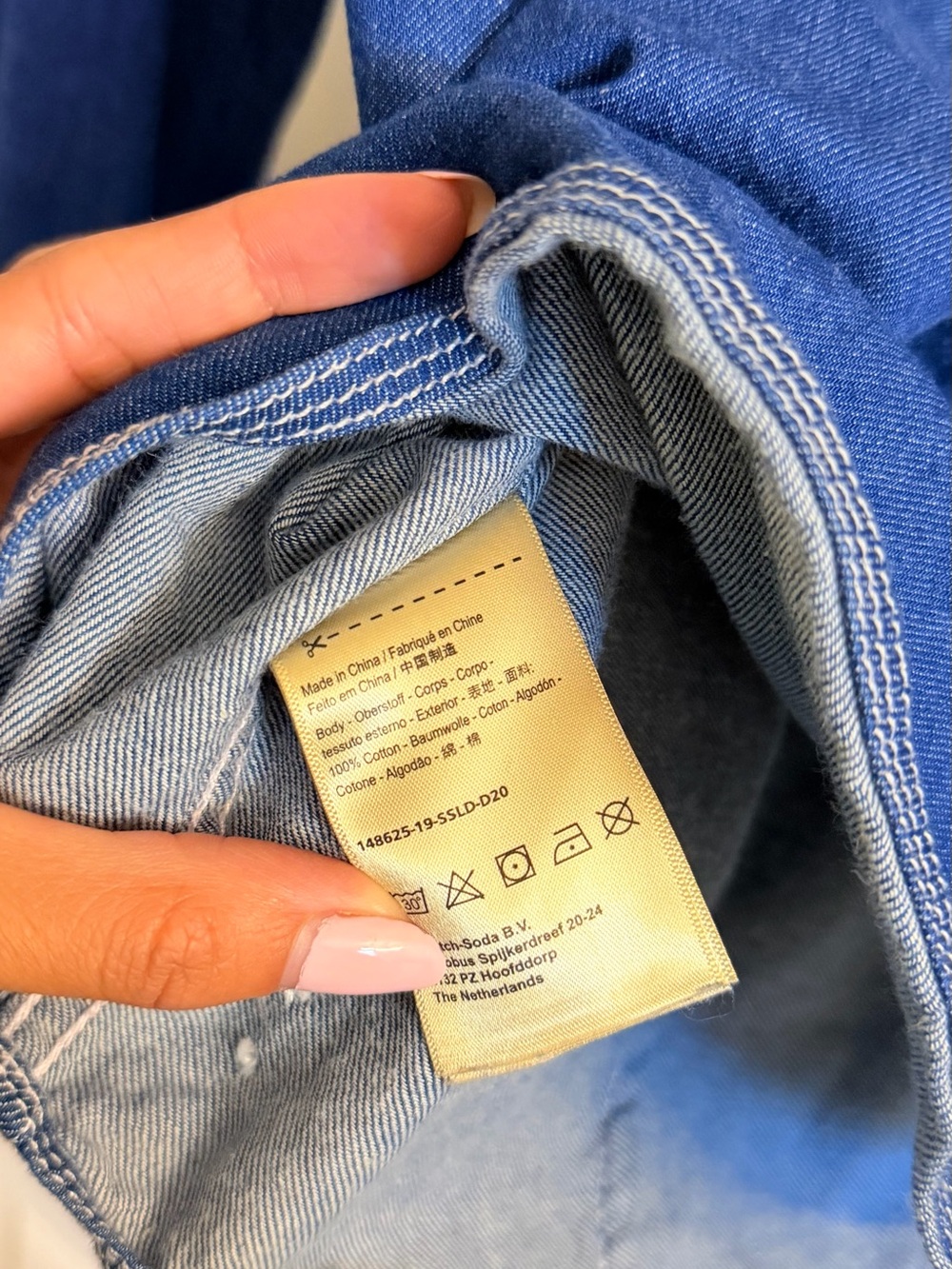 Scotch & Soda Indigo Blue Western Denim Shirt - Picture 6 of 7